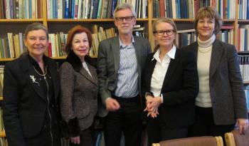 Paula Selenius, Suomi Seura, Karin Ehnbom-Palmquist, SVIV, Lars Bergman, Riksföreningen Sverigekontakt, Anne Marie Dalgaard, Danes Worldwide och Hanne Aaberg, Norwegians Worldwide.