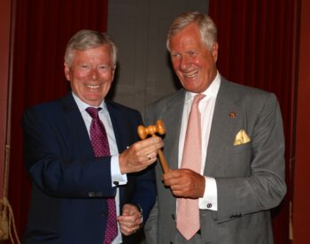 Tuve Johannesson och Michael Treschow